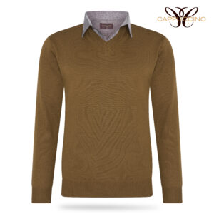 Ravenna Mock V-neck pullover