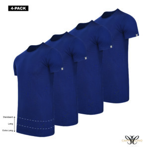 Livorno Extra Long T-Shirt Crew Neck Navy
