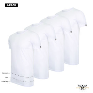 Livorno Extra Long T-Shirt Crew Neck 4-Pack