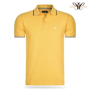Udine Polo Applique Pique Yellow